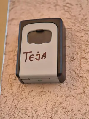 a electrical outlet on the side of a building at Teja- new apartment for 4 person with free parking space in Belgrade